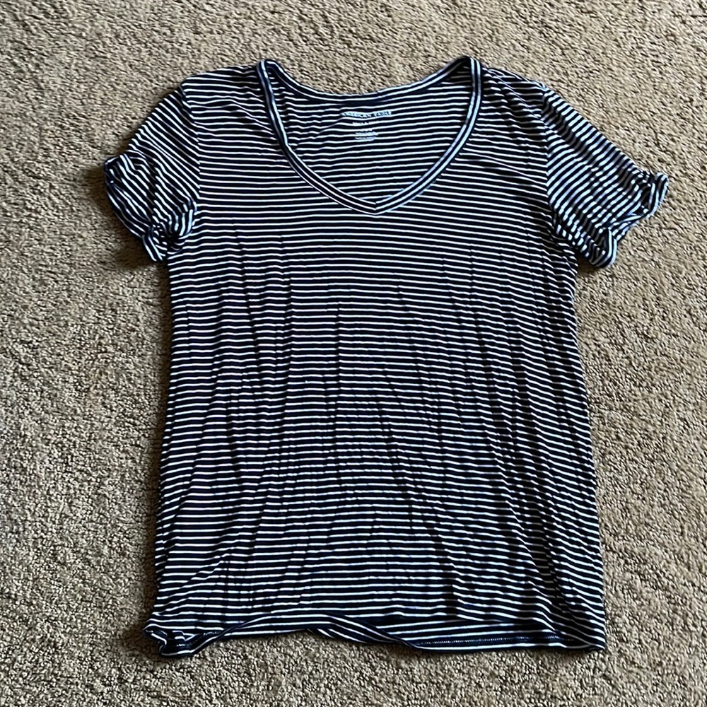 American Eagle soft and sexy striped cotton tee. Size Medium.
